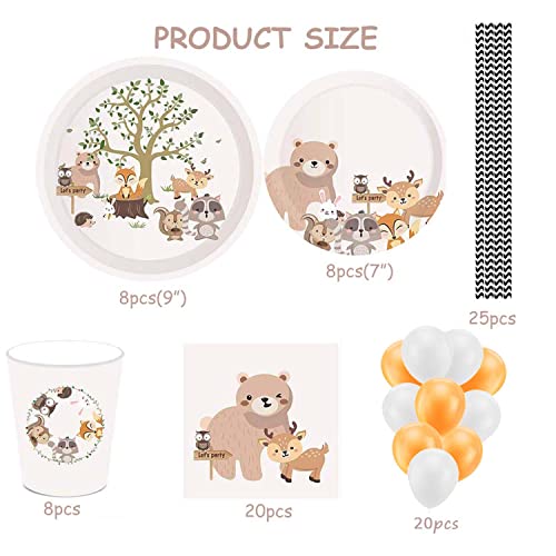 89 Pezzi Stoviglie per Feste,Forniture per Feste