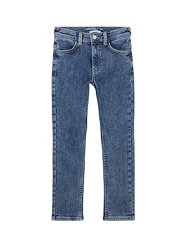 TOM TAILOR Jungen Kinder Matt Extra Skinny Jeans mit Thermo-Effekt, Used Mid Stone Blue Denim, 104