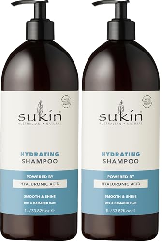 Sukin Hydrating, Shampoo, 1L (Pack of 2)