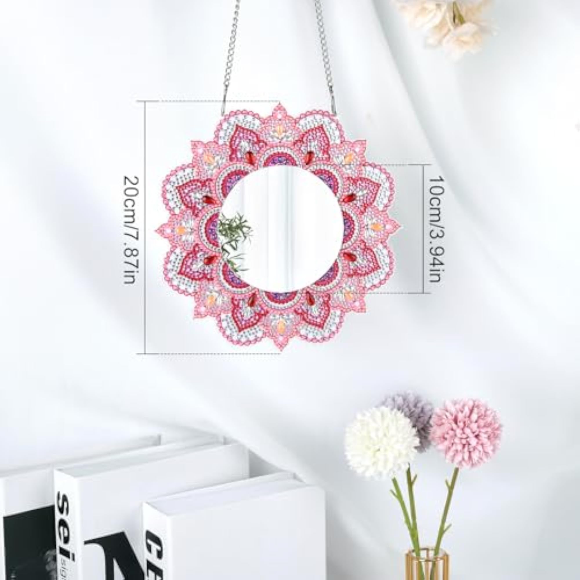 DIY Diamond Painting Mirror Kit for Makeup