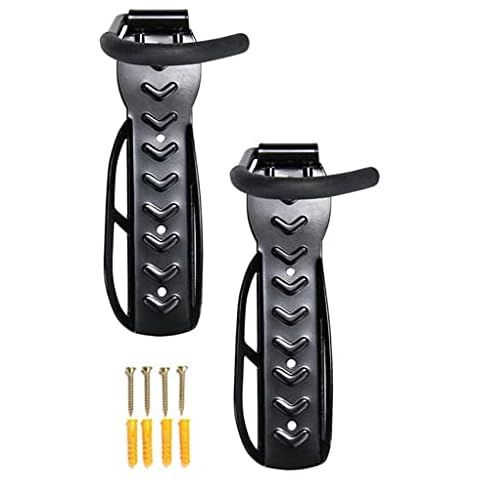 ALAYSTAR PREMIUM SET OF 2 VERTICAL WALL MOUNTED BICYCLE STORAGE HANGING HOOKS - IDEAL FOR STORING BICYCLE AND SAVES SPACE Cover