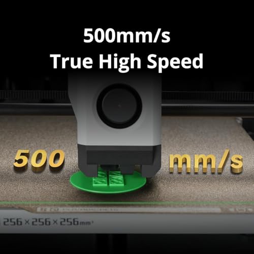 Image of WOL3D Bambu Lab P1S High-Speed 3D Printer - Up to 500mm /s Print Speed, 256x256x256mm Build Volume, Multi-Color Printing via AMS, Auto Bed Leveling, Direct Drive Extruder, CoreXY Motion System.