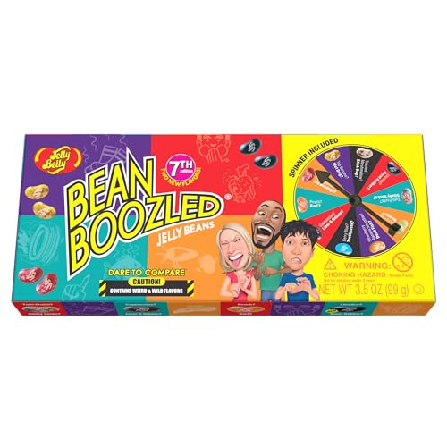 Jelly Belly BeanBoozled Jelly Beans Spinner Gift Box, 4th Edition, 3.5 Ounce (Pack of 10)