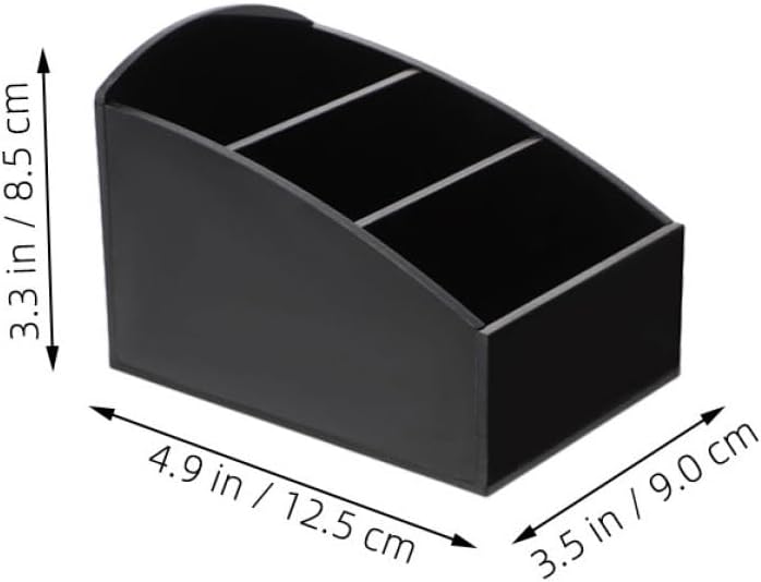Amosfun 3pcs Acrylic Tea Bag Storage Box and Sugar Packet Holder with Compartments for Coffee and Tea Accessories Black Sugar Packet Organizer and White for Kitchen and Office Use