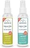 Wondercide - Spray para pulgas, garrapatas y mosquitos - 4 oz - Limoncillo y Cedro | Para perros, gatos y hogar - Elimina, controla, previene y trata pulgas y garrapatas - con aceites esenciales naturales - Paquete de 2 2
