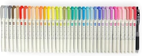 Zebra Mildliner Soft Color Double-Sided Highlighter Pens 35 Full ...
