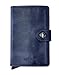 Secrid – Rigid Leather and Aluminium Card Holder, Blue, Blue, 00, RFID