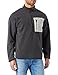 Produktbild JACK&JONES Men's JCOBANG Sweat Half Zip CBO Sweatpullover, Asphalt, L
