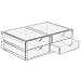 Sorbus Acrylic Cosmetics Makeup and Jewelry Storage Case X-Large Display Sets –Interlocking Scoop Drawers Create Your Own Makeup Counter –Stackable and Interchangeable