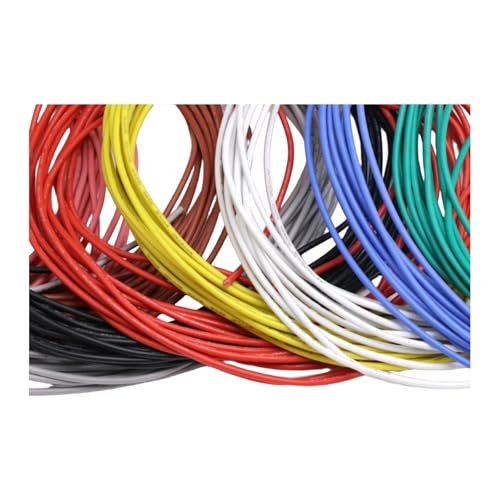 Fil électrique UL3239 22 AWG 2m marron pour circuit électronique 3KV
