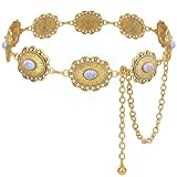 XZQTIVE Women Boho Chain Belts For Dresses Jeans...
