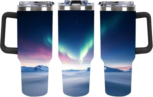 SALKJFSADJLK Southern lights vibrant colors the night sky vast icy