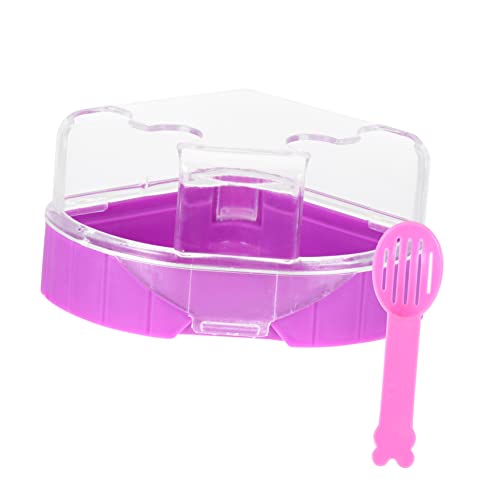 LIOOBO Pet Hamster Bathroom Compact Stylish Sauna Toilet for Gerbils Mice Shovel Random
