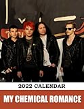  My Chemical Roman¢є Calendar 2022: Rock Band, Lunar Moon Phases January 2022 - December 2022, 12 Months, Squared Monthly Planner  Kalender Calendario Calendrier  BONUS 4 Months 2023