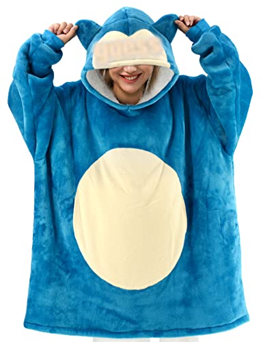 Snorlax Oversized Hoodie Blanket