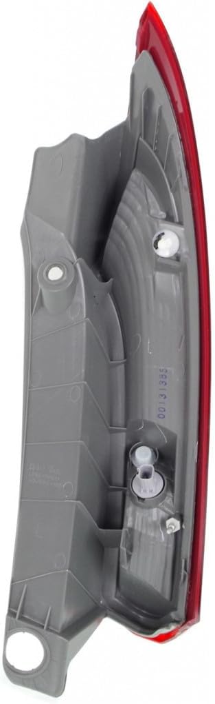 For Honda CR-V 2012 2013 2014 Tail Light Driver and Passenger Side | Pair | Upper | Chrome Housing | Red Lens | CAPA Certified | Replacement For HO2800189C, HO2801189C | 34175-T0A-A01, 34170-T0A-A01