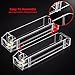 JCSRYD 5pcs Acrylic Store Display Shelves Matchbook Display Case, Pushers Cigarette Display Holder Retail Counter, Clear Automatic Display Stand Rack for Market Store(2.5 * 9.4in/6.4 * 24cm)