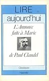 annonce faite a marie tableau  L\'Annonce faite à Marie de Paul Claudel