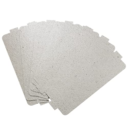 Waveguide Cover FMHXG 6PCS Universal Microwave Oven Mica Plate Sheet Repairing Parts for Home Kitchen Office Restaurant Microwave Replacement Accessory, Microwave Waveguide Cover, Cutable Mica Board