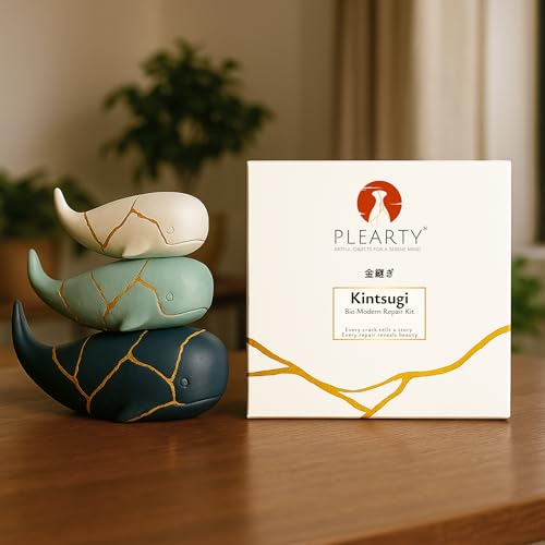 PLEARTY Kintsugi Repair Kit - Advanced Edition - Linseed Resin Food-Safe Dishwasher Proof Eco-Friendly and Durable Kintsugi Kit Materials - Complete Kit by Plearty - Image 8