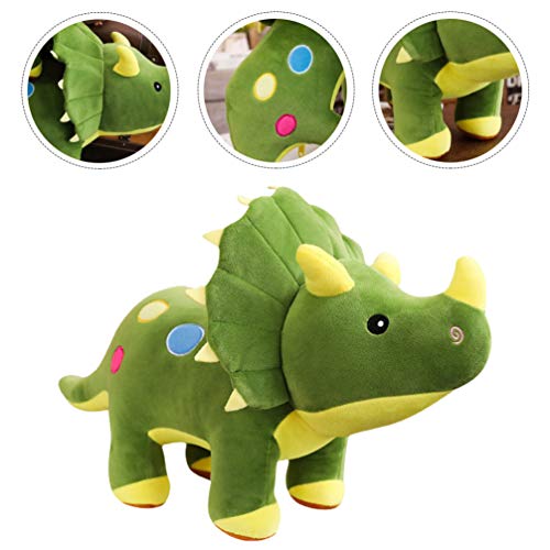 TOYANDONA Almofada de dinossauro de pelúcia de brinquedo de pelúcia para bebês e meninas, lembrancin