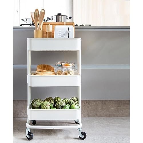 Carrinho Organizador Multiuso (Branco)