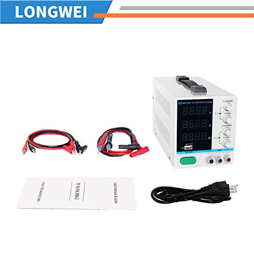 DC Power Supply Variable 30V 10A, 4-Digital LED Display, Precision Adjustable Switching Regulated Multifunctional Power Supply Digital with USB Interface, Disply with Output Power Lab Grade - Thumbnail 7