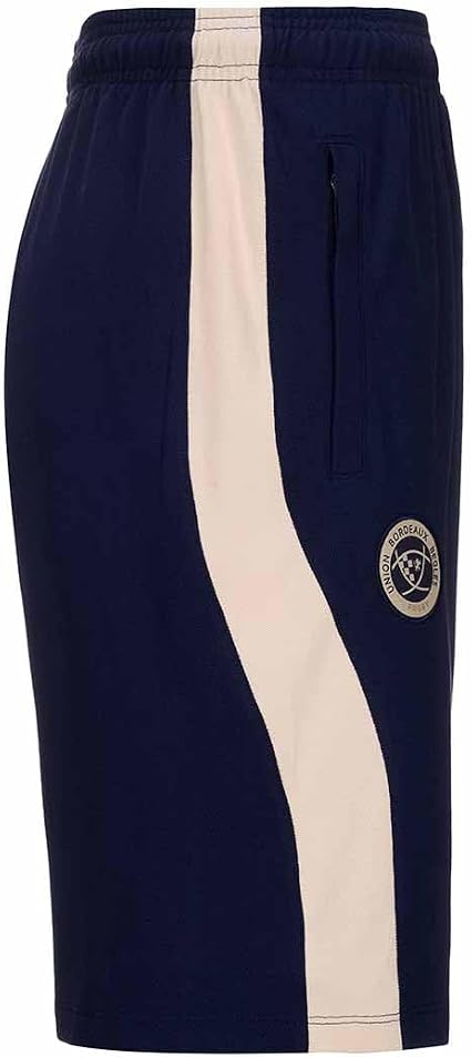 Kappa Bermuda Garçon Alozipe UBB 24/25 – Short Rugby Officiel Bleu Marine/Beige