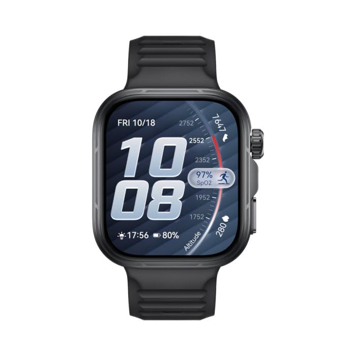 Huawei Reloj Inteligente Watch FIT 5 Pro, Pantalla de Cristal de Zafiro de 1.92 Pulgadas, rastreador de Fitness, GPS, ECG, SpO2, monitoreo de la Salud del sueño, Pago NFC, Seguimiento de Actividad de