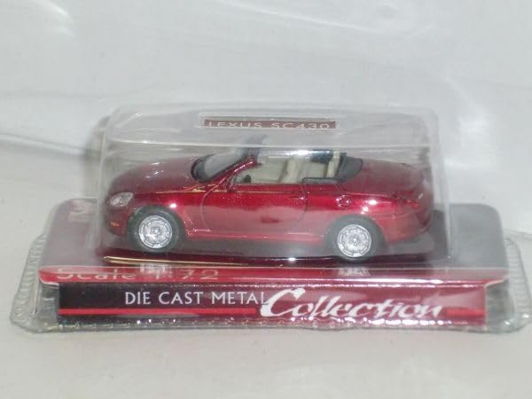 Amazon | ☆1/72 yatming LEXUS SC430 赤 | ミニカー・ダイ