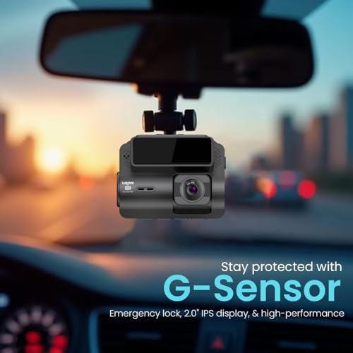 Image of Wyve i440 4K Dual Dashcam Front True 4K + Rear 1080p, Built-in GPS, WiFi, Mic, Free Parking Kit,2.0 inch IPS Display, 170 Wide Angle, App,G-Sensor,Novatek High Performance Chipset, Supports up to 256GB