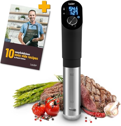 Lauben Sous Vide Stick SV01 Präzisionskocher - 1200W Profi Vakuum-Tauchthermostat für Ihr Zuhause...