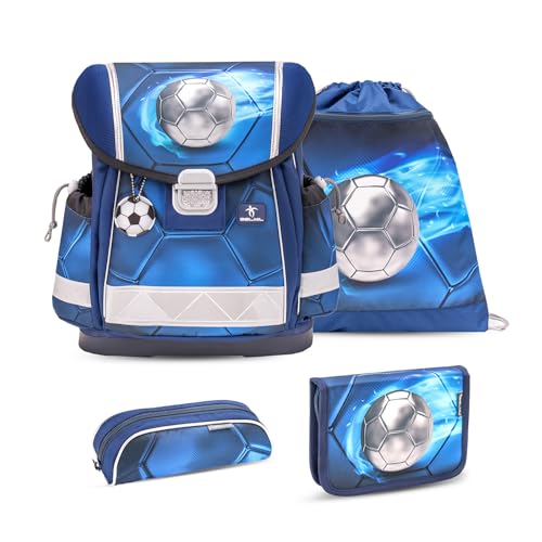 Belmil Classy Schulranzen Set 4 - teilig (403-13/AG/S) (Football 4 2025)