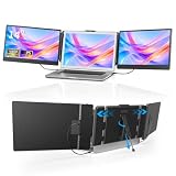 DZVW 14" Triple Laptop Bildschirm Erweiterung, 1080P FHD Plug n Play