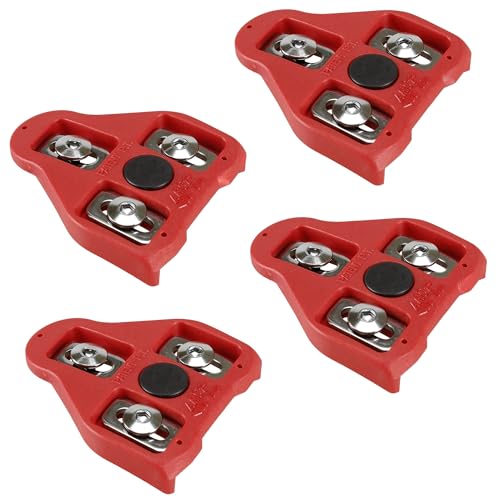 Image of CyclingDeal Bike Cleats Compatible with Peloton & Look Delta - Indoor Cycling & Road Bike Bicycle Cleats Set - Compatible with Indoor Exercise Bikes Pedals & Shoes