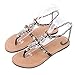 Summer Women Fashion Diamond Sandals Casual Beach Shining Boho Shoes T-Strap Flops Slippers