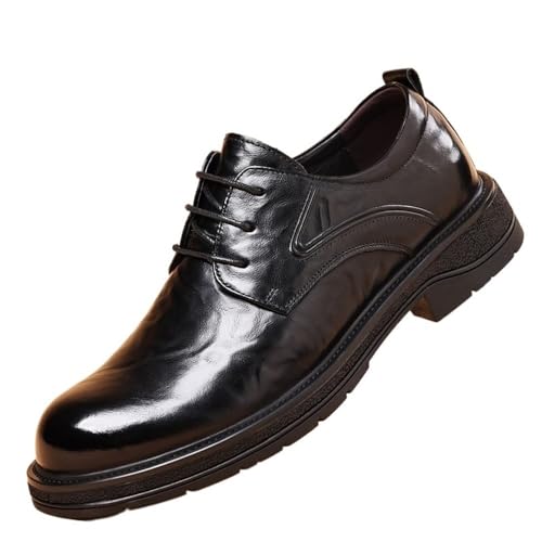 Men's Faux Patent Leather Oxford Shoes Lace Up Formal Tuxedo Wedding Business Classic