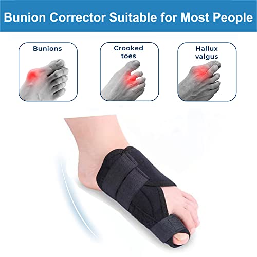 Pintle Bunion Corrector For Women And Men, Big Toe Separator Pain Relief, Big Toe Straightener With Splint, Bunion Corrector Pad With Adjustable Strap, Hallux Valgus Brace For Day/Night Support #TOP1