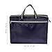 KALLORY Oxford Cloth Document Pouch Satchel Bag for Men Office Canvas Folder Pockets