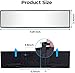 JOYTUTUS Rear View Mirror, Universal 11.81 Inch Panoramic Convex Interior Clip-on Wide Angle Mirror to Reduce Blind Spot Effectively for Car SUV Trucks -Clear
