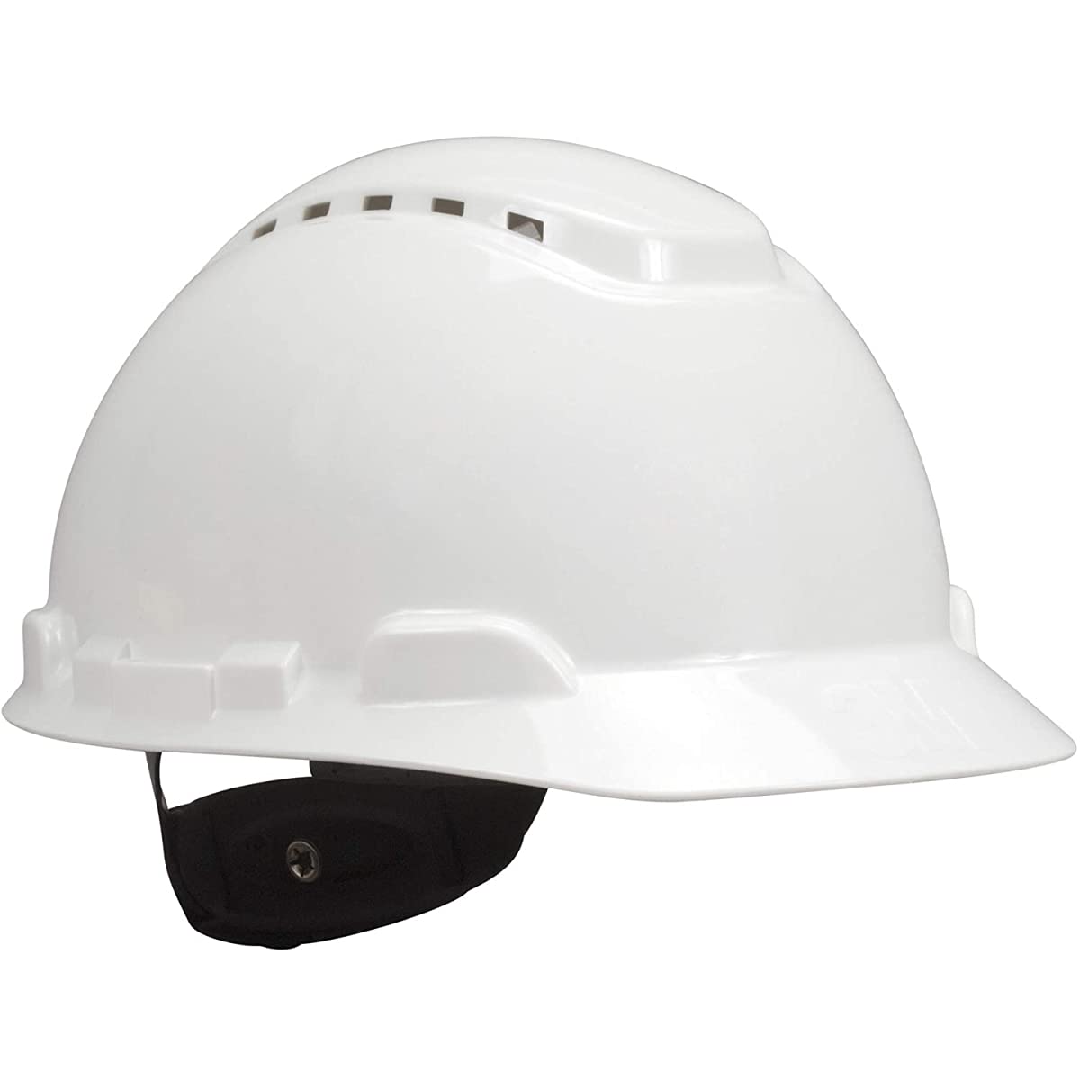 3M HH Cascos de Seguridad y Cascos: Hard Hat with Uvicator, 4-Point Ratchet Suspension (Blanco)