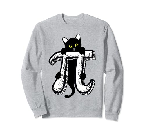 Pi Day Cats Profesora Estudiante Divertidos amantes de los gatos Pi Sudadera