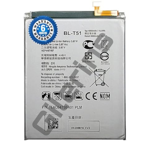Image of Original BL-T51 Battery for LG K42 / K52 [ LMK420 LM-K420 LMK420H LM-K420H Battery with 6 Month Warranty****(PP237)