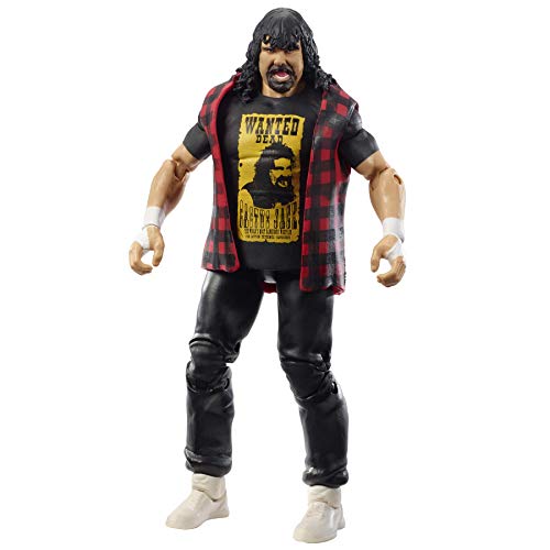 Wwe Elite Collection Mick Foley Wrestlemania 22 Action Figure With Deluxe Articulation, Life-Like Detail, Authentic Ring Gear, Swappable Hands & Accessory #TOP3