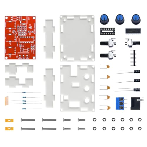 XR2206 Generador de Señal Kit Generador de Función Seno/Triángulo/Cuadrado Salida 1 Hz-1 MHz Amplitud de Frecuencia Ajustable (DIY Kit)