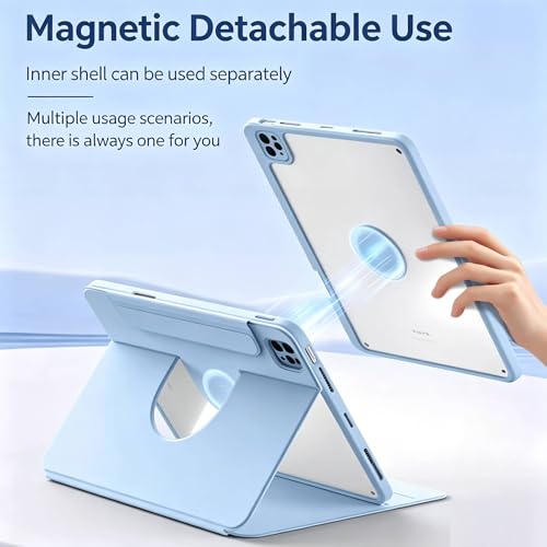 Funda de teclado para iPad de 10ª generación con touchpad y modos vertical y horizontal 5