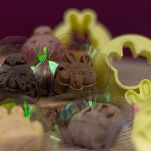 Molde Para Ejetor Max Blue Star Coelhinho Da Páscoa - 8 Pç Brigadeiro Gourmet