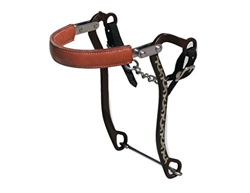 The Bob Avila Collection by Professionals Choice Equine Mechanical Hackamore Floral Bit