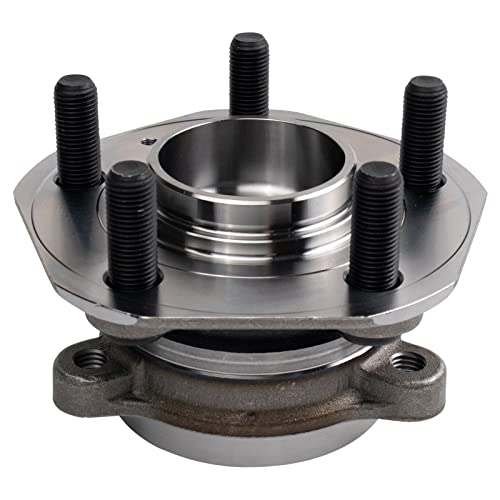 Image of TRQ Left and Right Wheel Bearing and Hub Assembly Set 2 Piece for Tesla | for 2018-2019 Tesla 3 2020 Tesla Y AWD