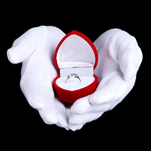 Andston 24Pcs White Gloves, 12 Pairs Soft Cotton Gloves, Coin Jewelry Silver Inspection Gloves, Stretchable Lining Glove, Medium Size #TOP3